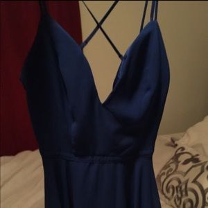 Blue cocktail dress